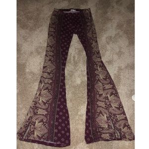 High waisted hippie pants